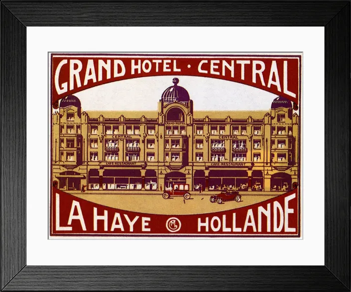 Framed Print : Grand Hotel-Central Framed Print : Grand Hotel-Central
