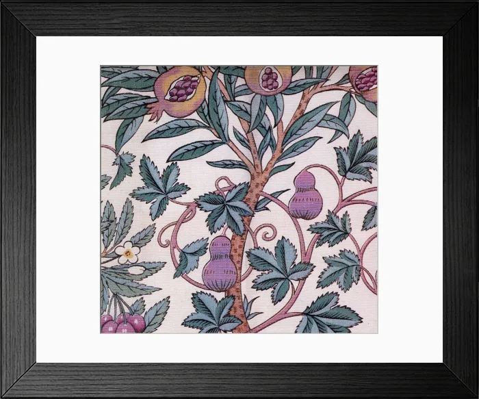 Framed Print : Fruit and Leaf Design Date: 1909