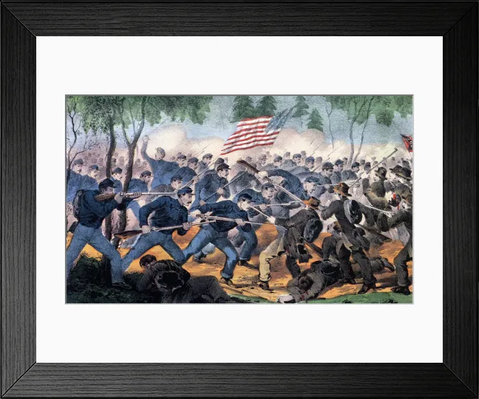 Framed Print : Battle of Spottsylvania Date: 1864 Framed Print : Battle of Spottsylvania Date: 1864