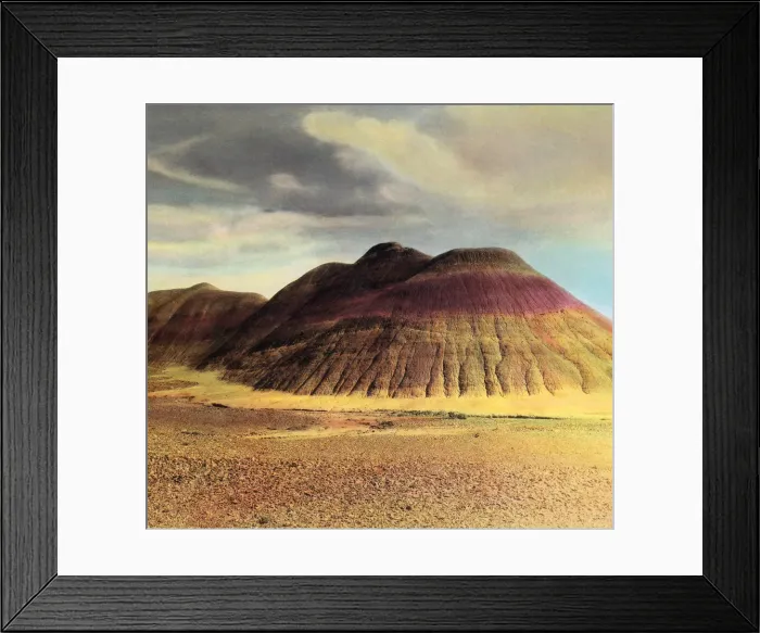 Framed Print : Striated Hills Framed Print : Striated Hills