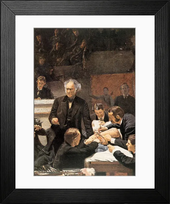 Framed Print : Group at Surgery Date: 1875 Framed Print : Group at Surgery Date: 1875