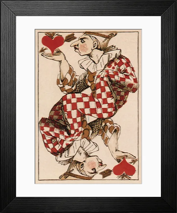 Framed Print : Knave of Hearts Date: 1880 Framed Print : Knave of Hearts Date: 1880