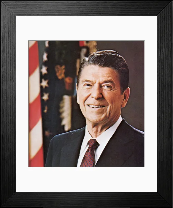 Framed Print : President Ronald Reagan Date: 1980 Framed Print : President Ronald Reagan Date: 1980