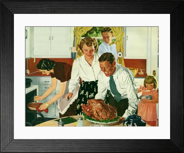 Framed Print : Holiday Turkey Date: 1952 Framed Print : Holiday Turkey Date: 1952