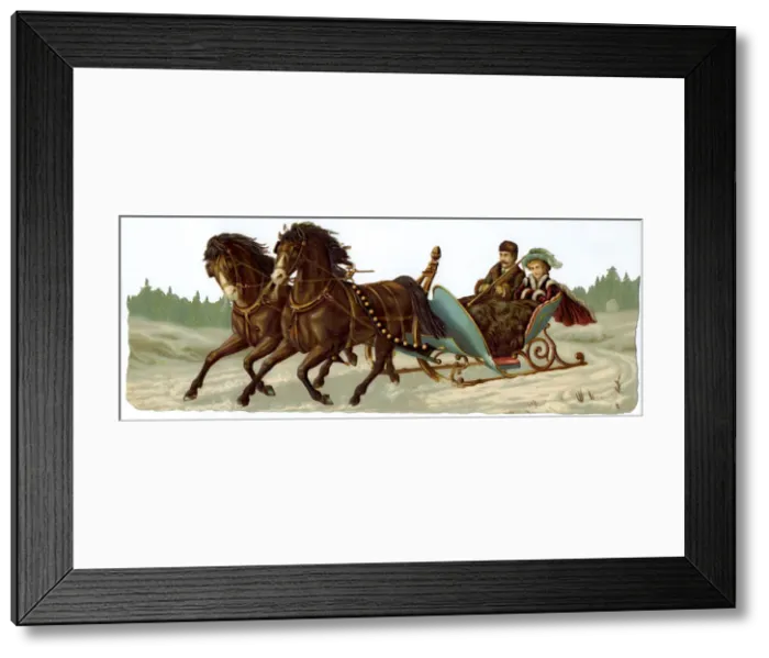 Framed Print : Sleigh Ride Framed Print : Sleigh Ride