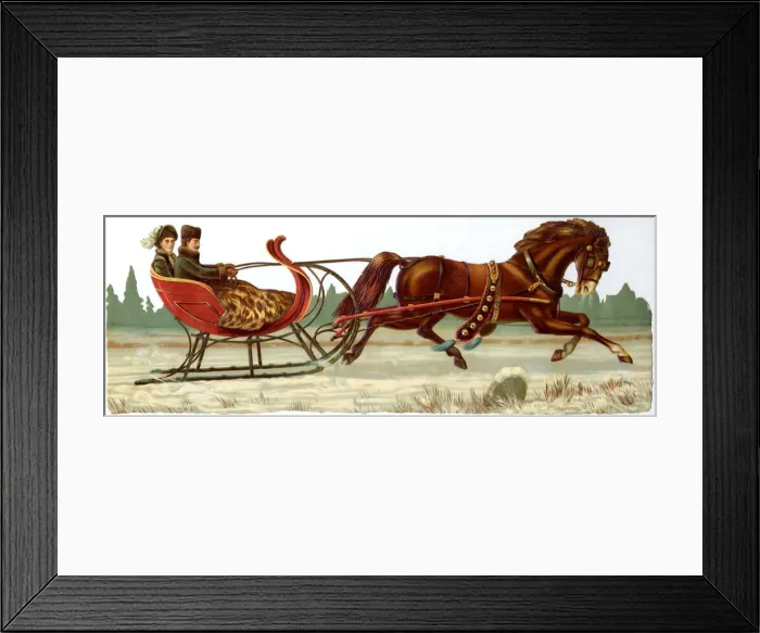 Framed Print : Sleigh Ride Framed Print : Sleigh Ride