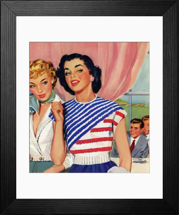 Framed Print : Two Dressed Up Girls Framed Print : Two Dressed Up Girls