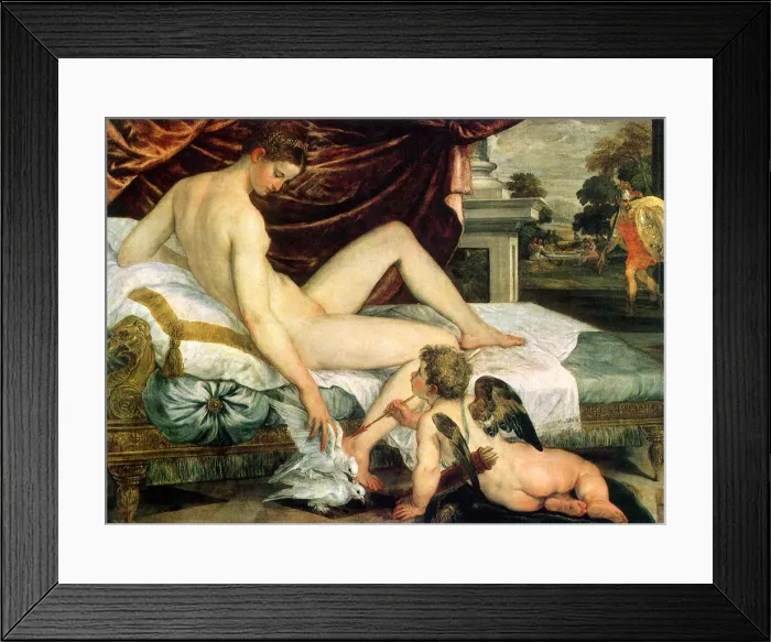 Framed Print : Venus and Cupid Date: 1568 Framed Print : Venus and Cupid Date: 1568