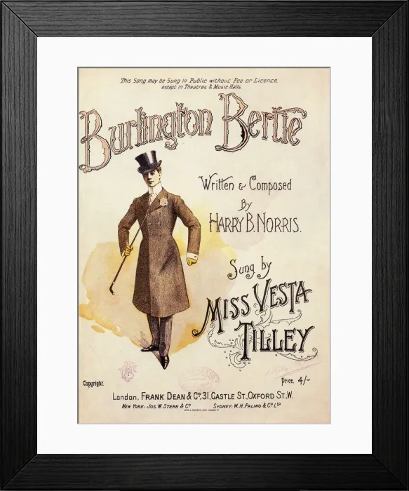 Framed Print : Man with Top hat, Cane Framed Print : Man with Top hat, Cane