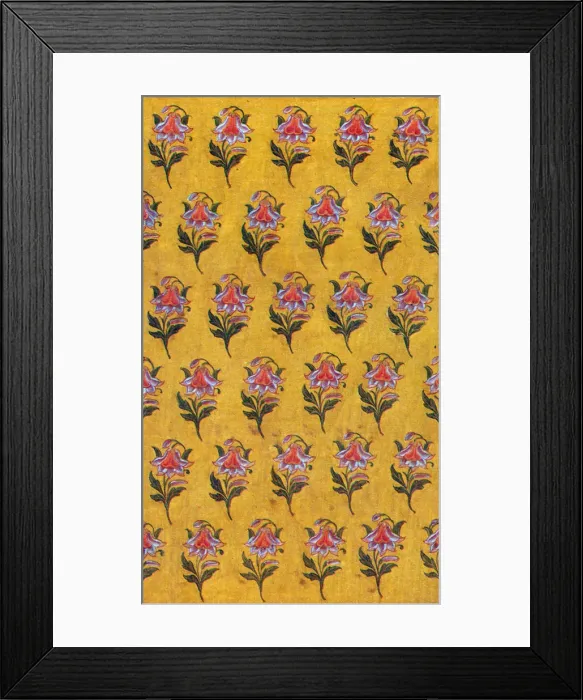 Framed Print : Blossoms and Border Framed Print : Blossoms and Border