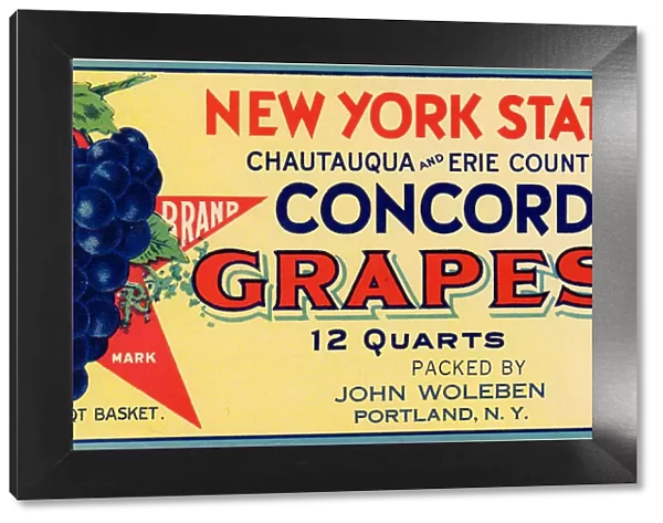 Concord Grape Label