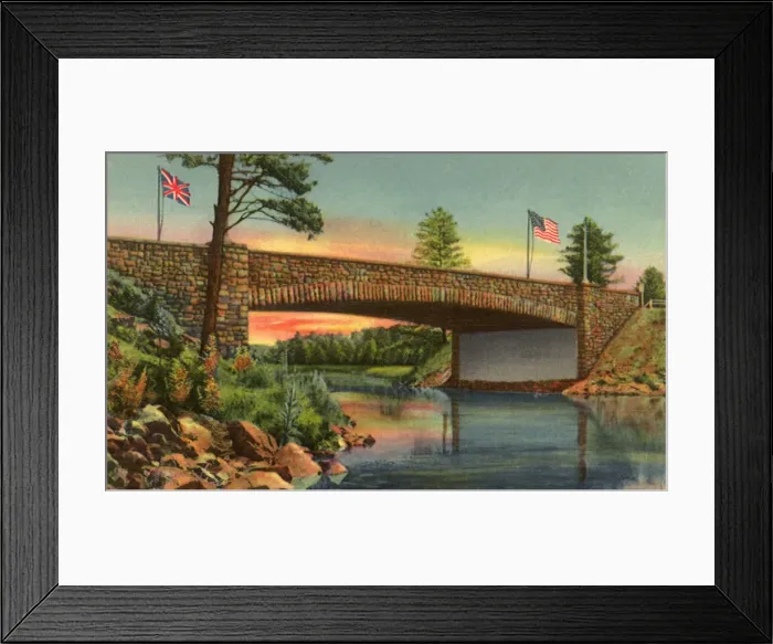 Framed Print : Intl. Rift Span. Thousand Islands Framed Print : Intl. Rift Span. Thousand Islands