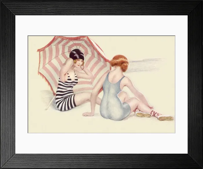 Framed Print : Swimming Cap Date: 1912 Framed Print : Swimming Cap Date: 1912
