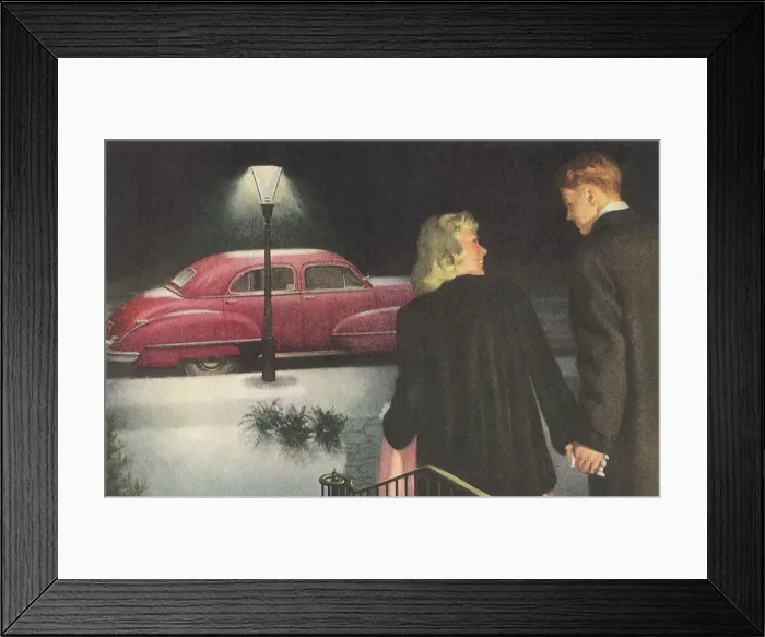 Framed Print : Leaving For the Prom Date: 1947 Framed Print : Leaving For the Prom Date: 1947