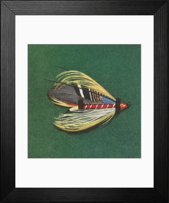 Framed Print : Salmon Fly Date: 1950 Framed Print : Salmon Fly Date: 1950