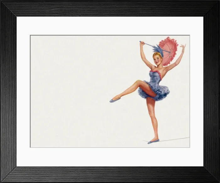 Framed Print : Acrobat on Tightrope Date: 1950 Framed Print : Acrobat on Tightrope Date: 1950