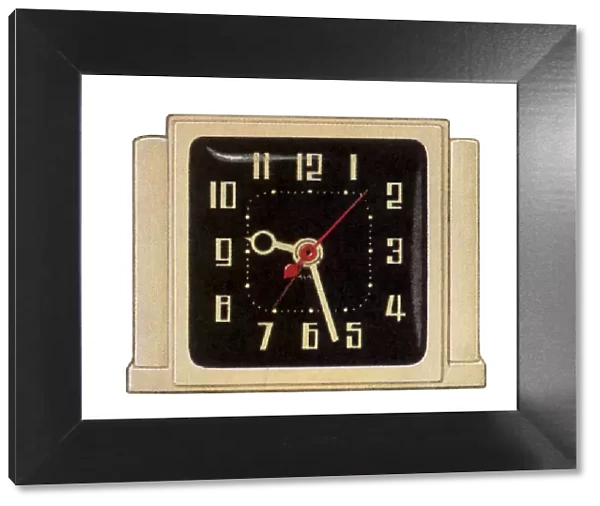 Ivory Desk Clock Date: 1950