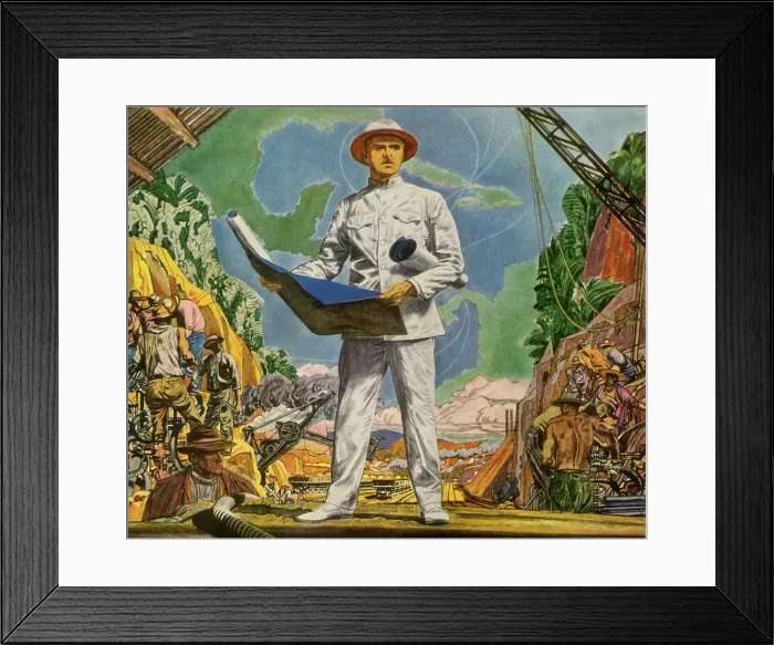 Framed Print : Goethals in Panama Date: 1950 Framed Print : Goethals in Panama Date: 1950