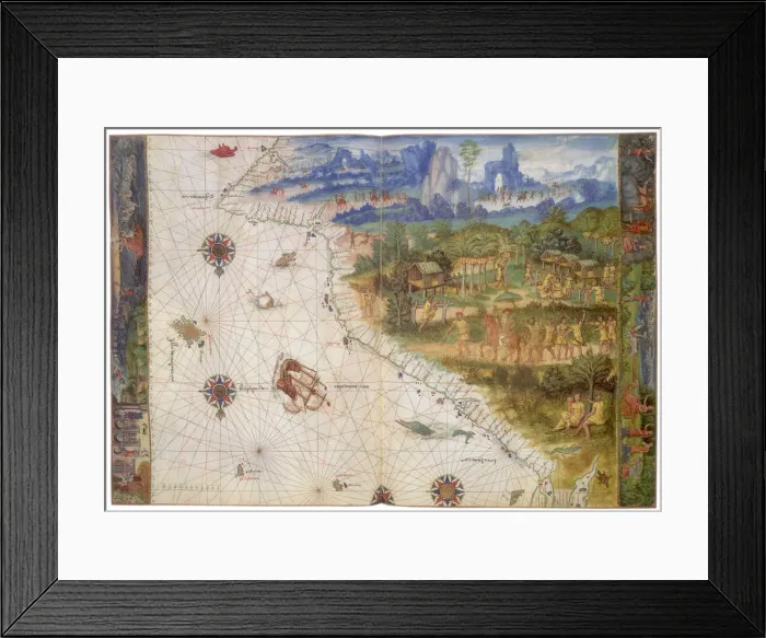 Framed Print : Terra Java 1547 Date: 1547 Framed Print : Terra Java 1547 Date: 1547