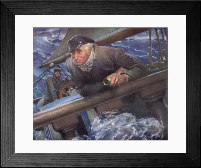 Framed Print : Calm Captain in Storm Date: 1947