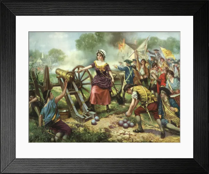 Framed Print : Molly Pitcher Framed Print : Molly Pitcher