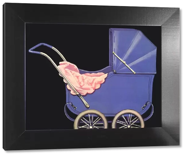 Blue Baby Carriage