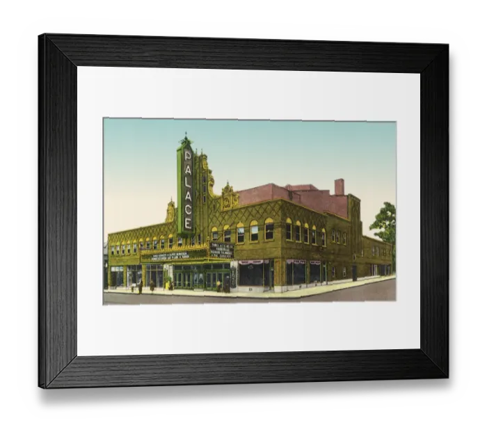 Framed Print : Palace Theater. Marion. Date: 1945 Framed Print : Palace Theater. Marion. Date: 1945