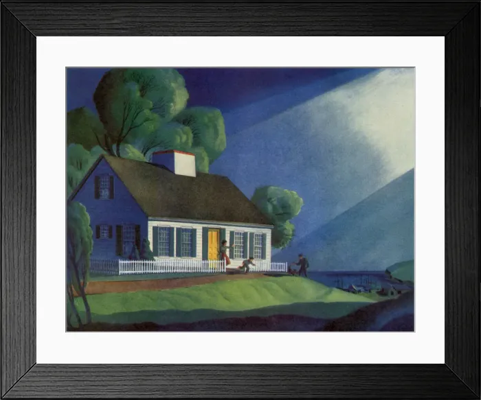 Framed Print : Return to Home by Sea Date: 1948 Framed Print : Return to Home by Sea Date: 1948