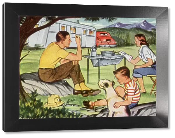Family Camping Trip Date: 1947