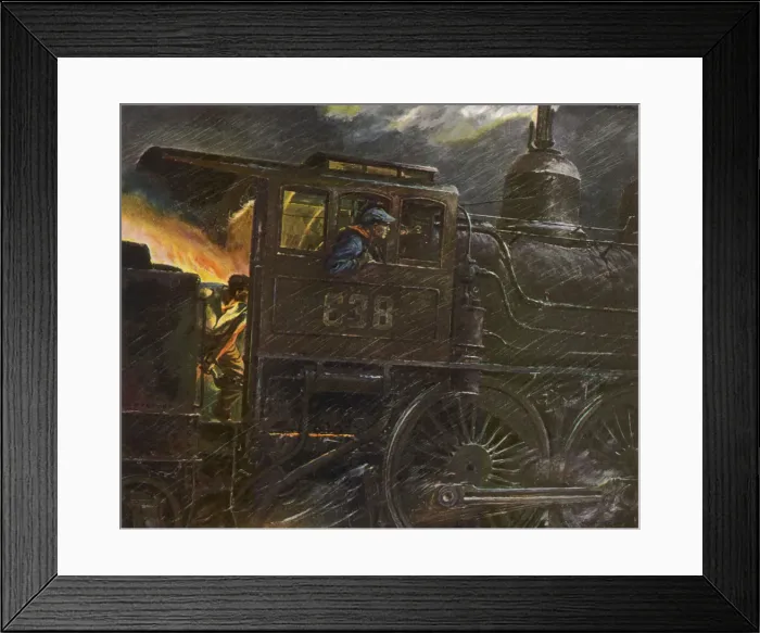 Framed Print : Casey Jones on Board Date: 1948