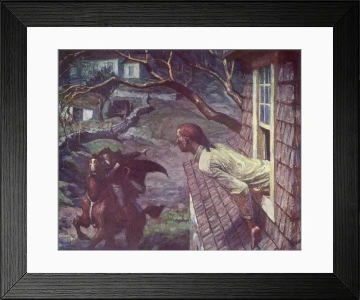Framed Print : Man Hears Paul Revere Date: 1948 Framed Print : Man Hears Paul Revere Date: 1948