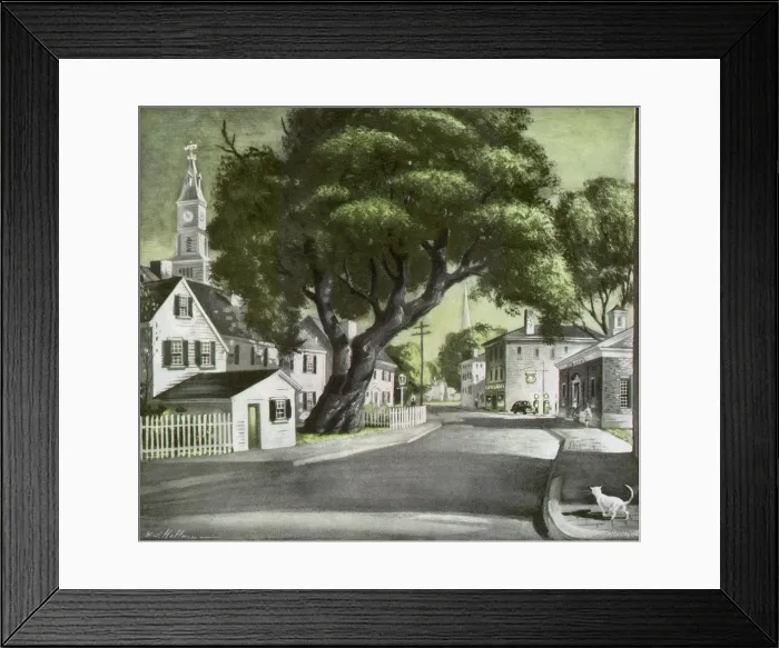 Framed Print : Small Town America Date: 1947 Framed Print : Small Town America Date: 1947