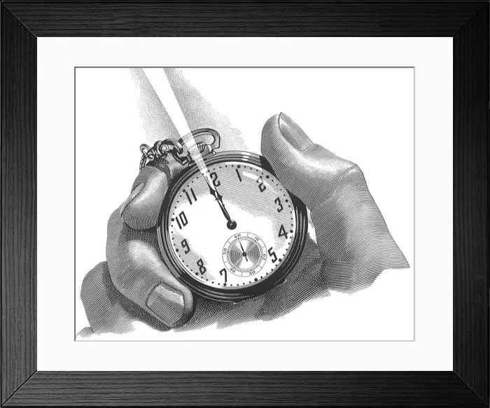 Framed Print : Pocket Watch Date: 1941 Framed Print : Pocket Watch Date: 1941