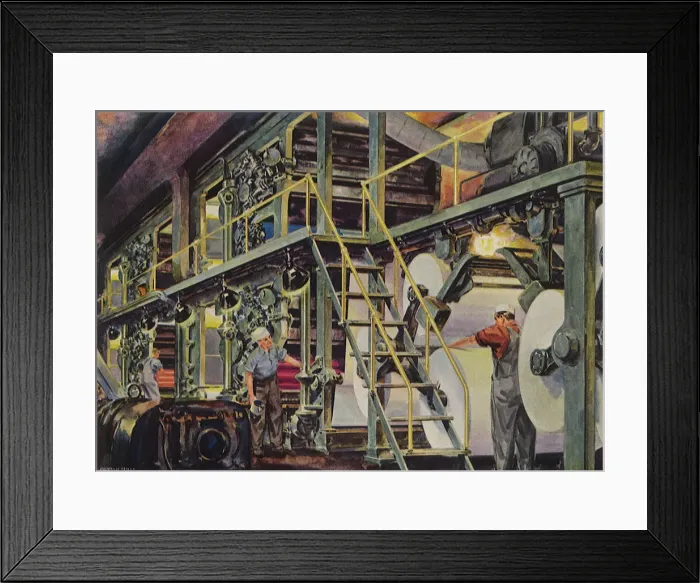 Framed Print : Rotary Press Date: 1941 Framed Print : Rotary Press Date: 1941