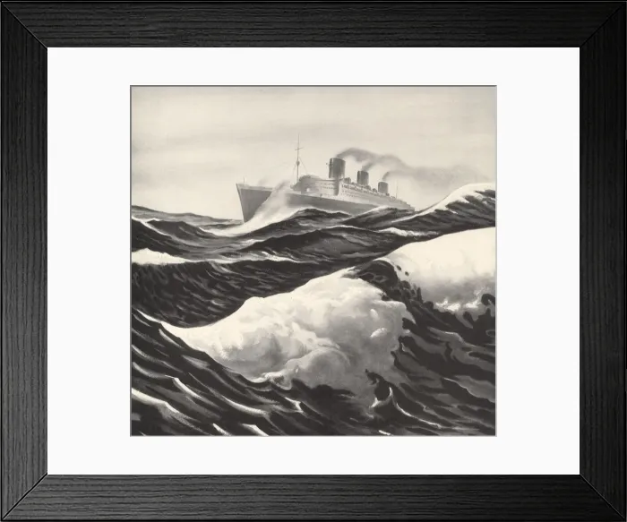 Framed Print : Rough Sea Cruise Framed Print : Rough Sea Cruise