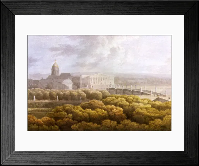 Framed Print : Palais de Bourbon. Date: 1823 Framed Print : Palais de Bourbon. Date: 1823