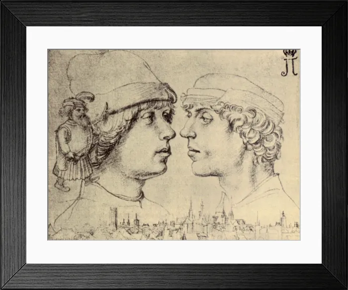 Framed Print : Holbeins Sons Date: 1514 Framed Print : Holbeins Sons Date: 1514