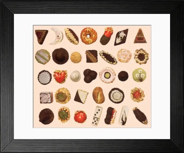 Framed Print : Fancy Dessert Biscuits Date: 1935 Framed Print : Fancy Dessert Biscuits Date: 1935
