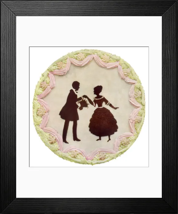 Framed Print : A Courtship Cake Date: 1935