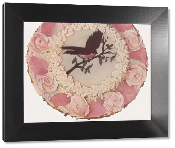 Bird and Roses Cake Date: 1935