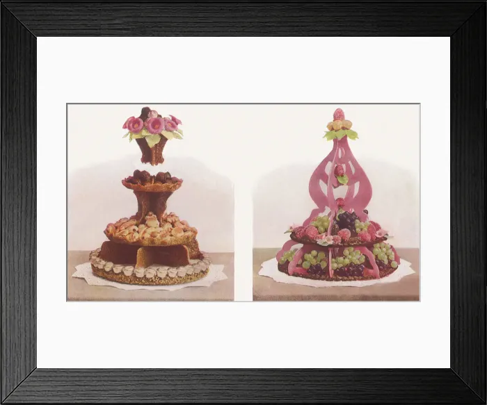 Framed Print : Edible Centerpieces Date: 1935 Framed Print : Edible Centerpieces Date: 1935