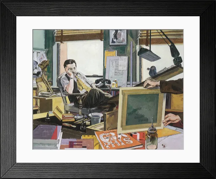 Framed Print : Art Director Date: 1955 Framed Print : Art Director Date: 1955