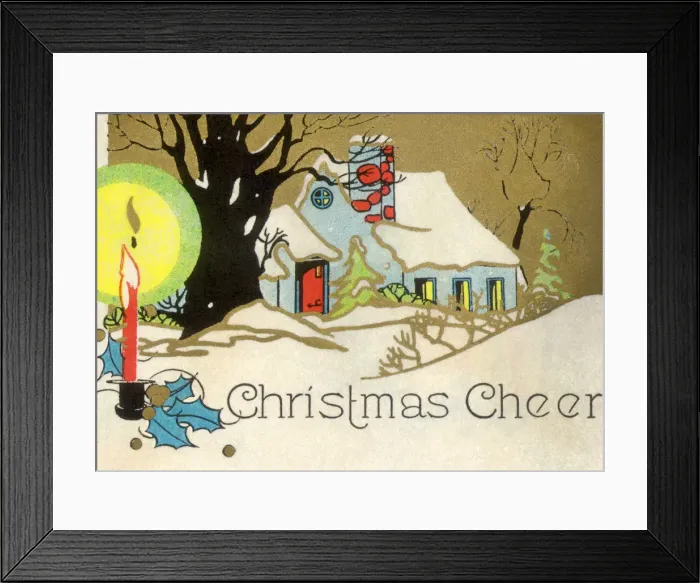 Framed Print : Christmas Cheer Date: 1940 Framed Print : Christmas Cheer Date: 1940