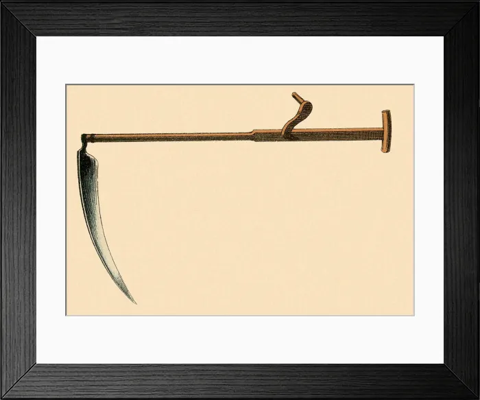 Framed Print : Scythe Date: 1880 Framed Print : Scythe Date: 1880