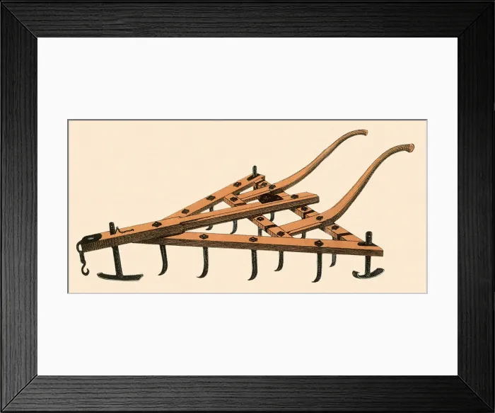 Framed Print : Plough Date: 1880 Framed Print : Plough Date: 1880