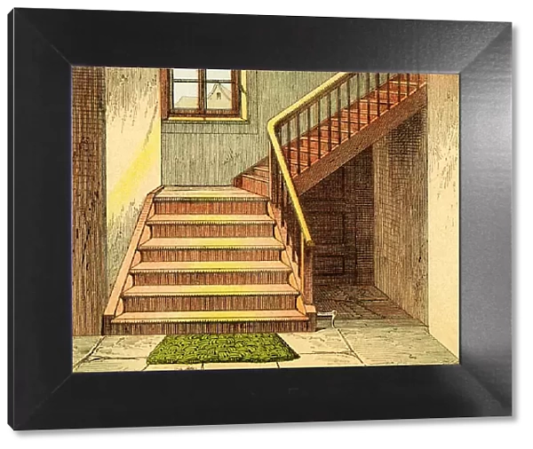 Wooden Stairs Date: 1880