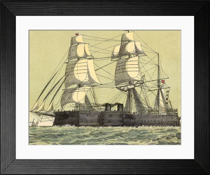 Framed Print : Steam and Sails Date: 1880 Framed Print : Steam and Sails Date: 1880