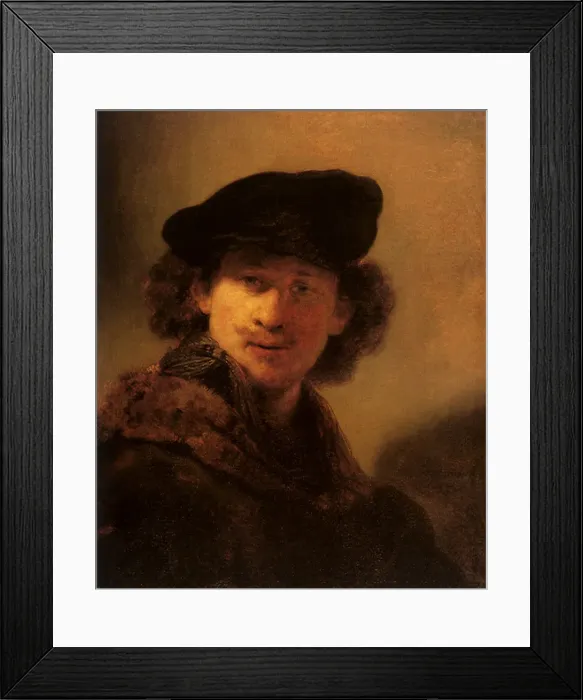 Framed Print : Self-portrait of Rembrandt Date: 1634 Framed Print : Self-portrait of Rembrandt Date: 1634