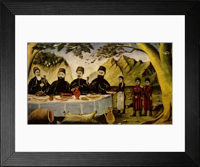 Framed Print : Carousal at Gvimradzes Date: 1910 Framed Print : Carousal at Gvimradzes Date: 1910