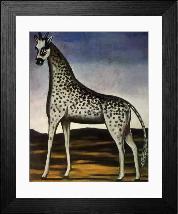 Framed Print : Giraffe Date: 1910 Framed Print : Giraffe Date: 1910